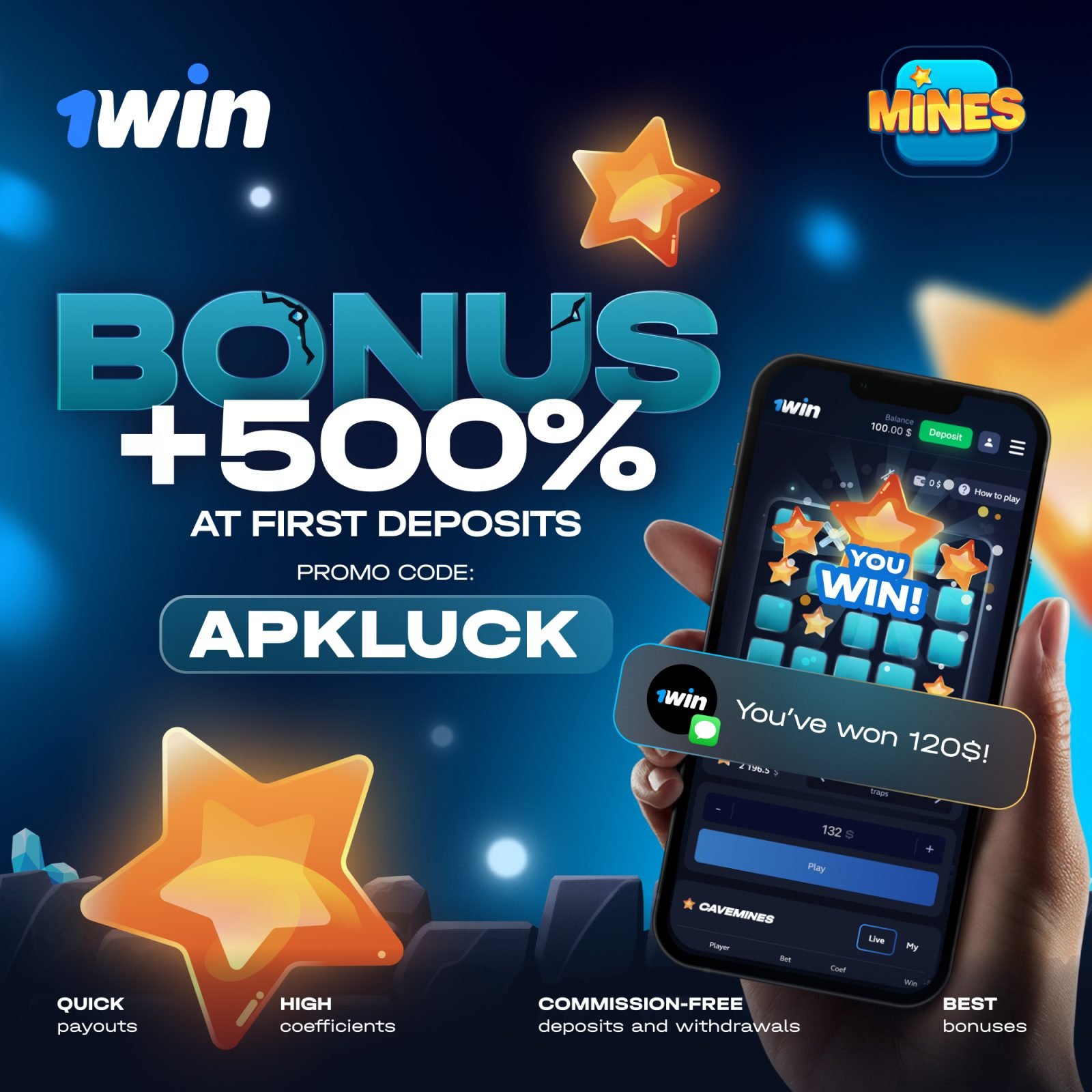 1win Apk Télécharger app en côte d #39 ivoire sur android iphone